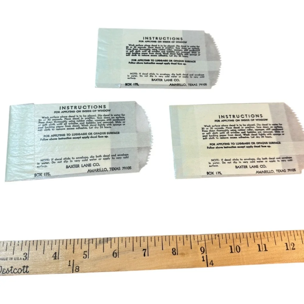 Vintage 1970s Royal Gorge Colorado Window Decals‎ Lot Aerial Tramway NOS 3